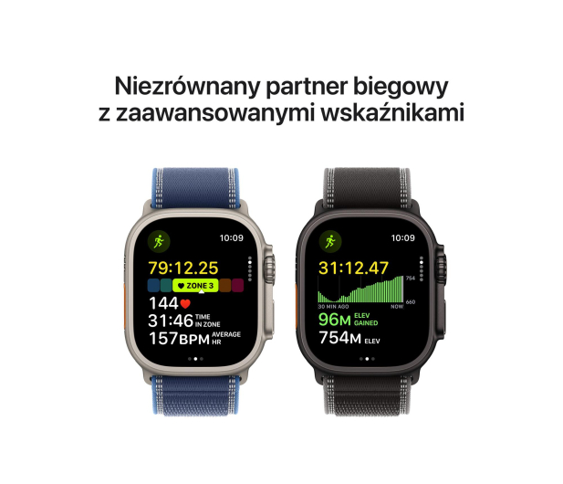 APPLE Watch Ultra 3 GPS + Cellular 49mm Czarny/Opaska Trail (Czarna)- rozmiar M/L - 1362462 - zdjęcie 4